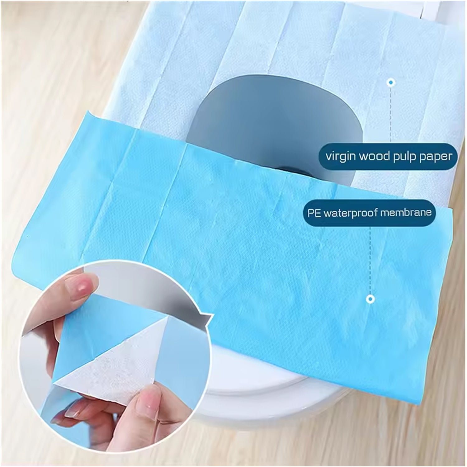 Disposable Toilet Seat Covers  Waterproof Isolation Disposable Toilet Seat Cushion (10 Pcs Set) Disposable Toilet Seat Covers  Waterproof Isolation Disposable Toilet Seat Cushion (10 Pcs Set)